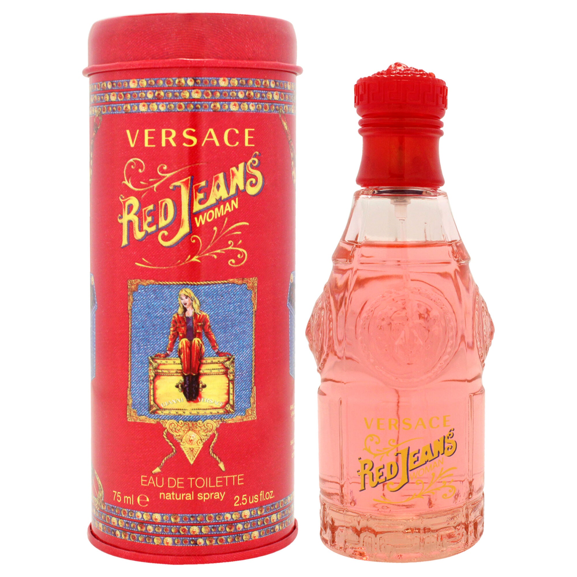 Red Jeans by Versace for Women - 2.5 oz EDT Spray, See Description, hi-res image number 0