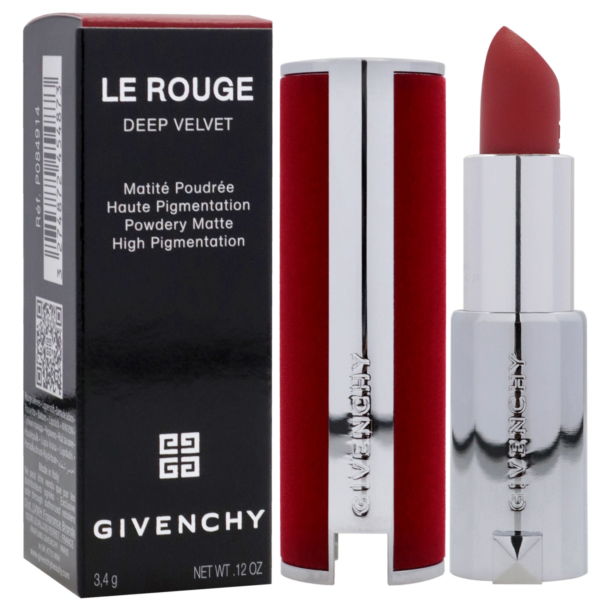 Le Rouge Deep Velvet Matte Lipstick - N27 by Givenchy for Women - 0.12 oz Lipstick, See Description, alternate image number 2