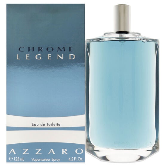 Chrome Legend by Azzaro for Men - 4.2 oz EDT Spray, NA, hi-res image number null
