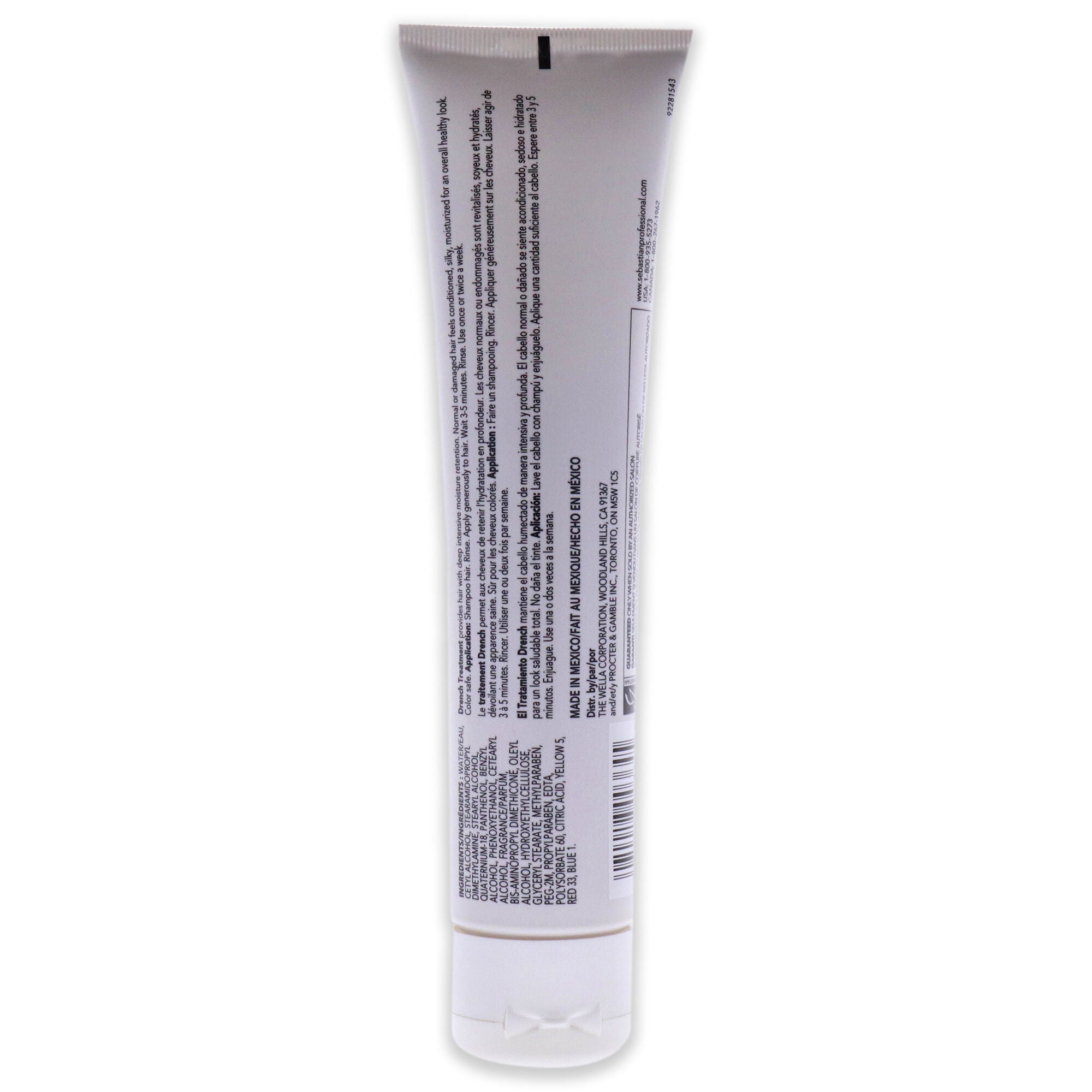 Drench Moisturizing Treatment by Sebastian for Unisex - 5.0 oz Treatment, See Description, alternate image number 1