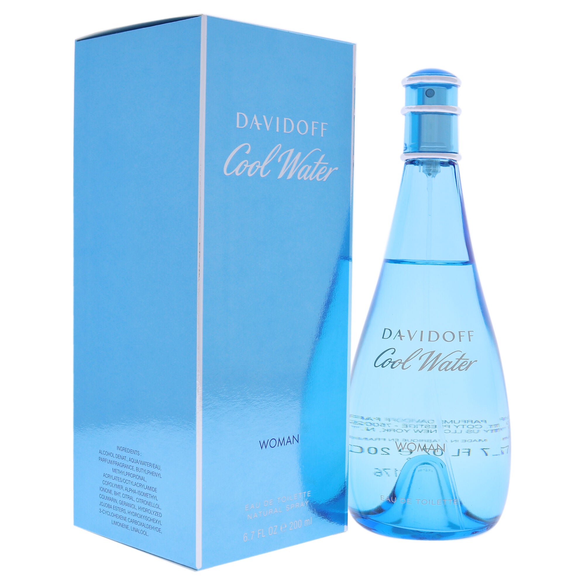 Cool Water by Davidoff for Women - 6.7 oz EDT Spray, See Description, alternate image number 2