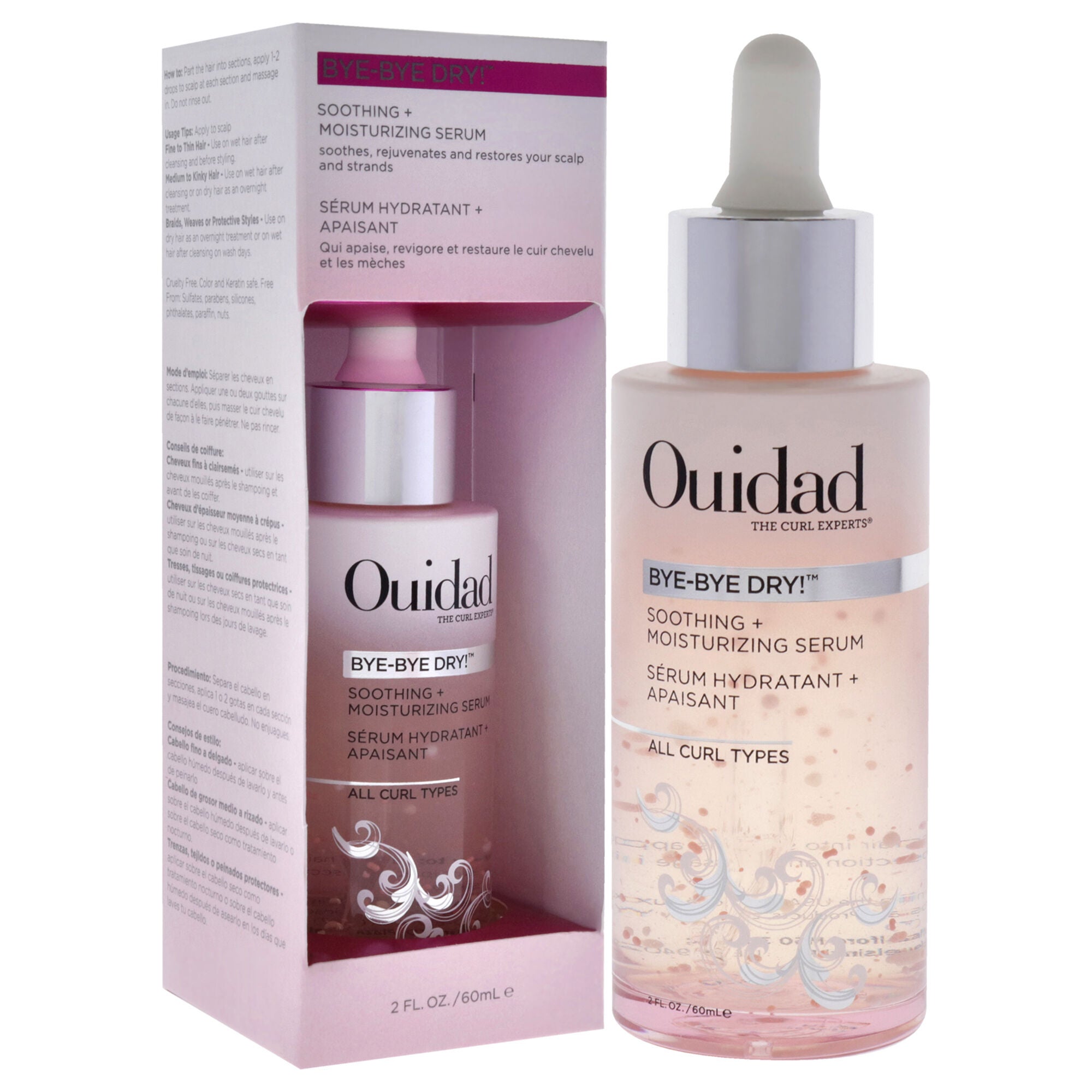 Bye-Bye Dry Soothing Plus Moisturizing Serum by Ouidad for Unisex - 2 oz Serum, See Description, alternate image number 2
