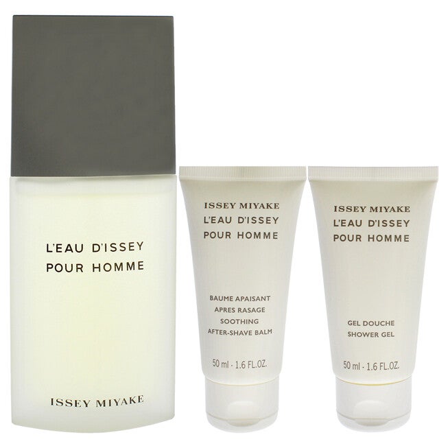 Leau Dissey Pour Homme by Issey Miyake for Men - 3 Pc Gift Set 4.2oz EDT Spray, 1.6oz Shower Gel, 1.6oz After Shave, NA, alternate image number null