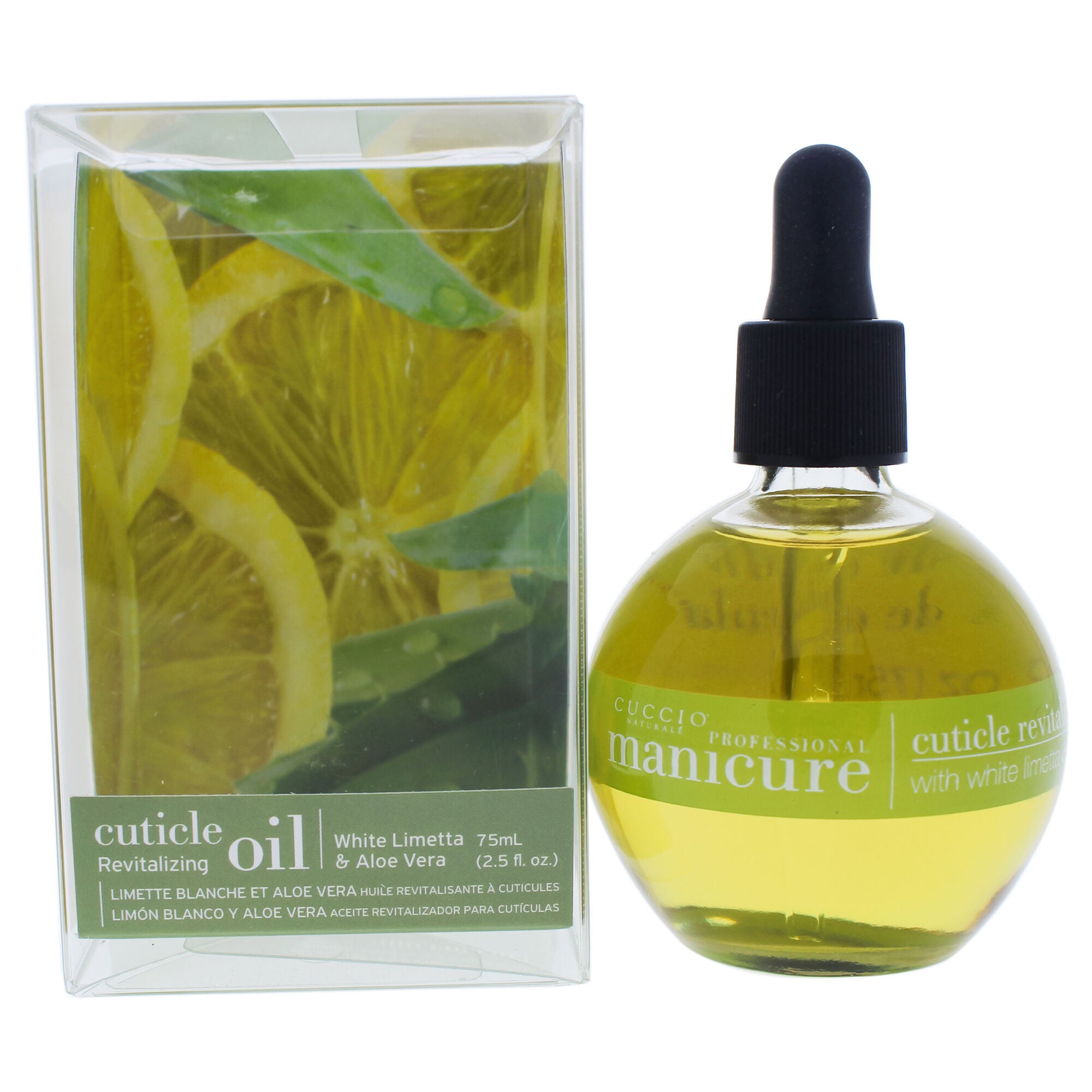 Cuticle Revitalizing Oil - White Limetta and Aloe Vera Manicure by Cuccio Naturale for Unisex - 2.5 oz Oil, , alternate image number 5