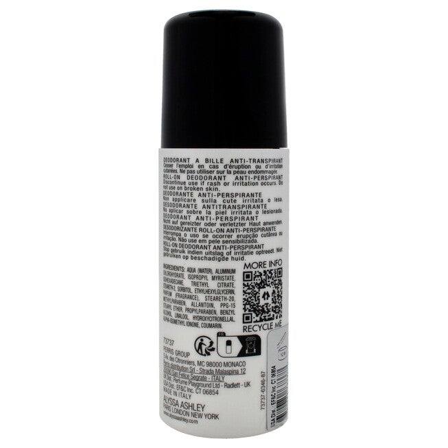 Musk Deodorante Antitranspirante by Alyssa Ashley for Unisex - 2.5 oz Deodorant Roll-On, See Description, alternate image number 2
