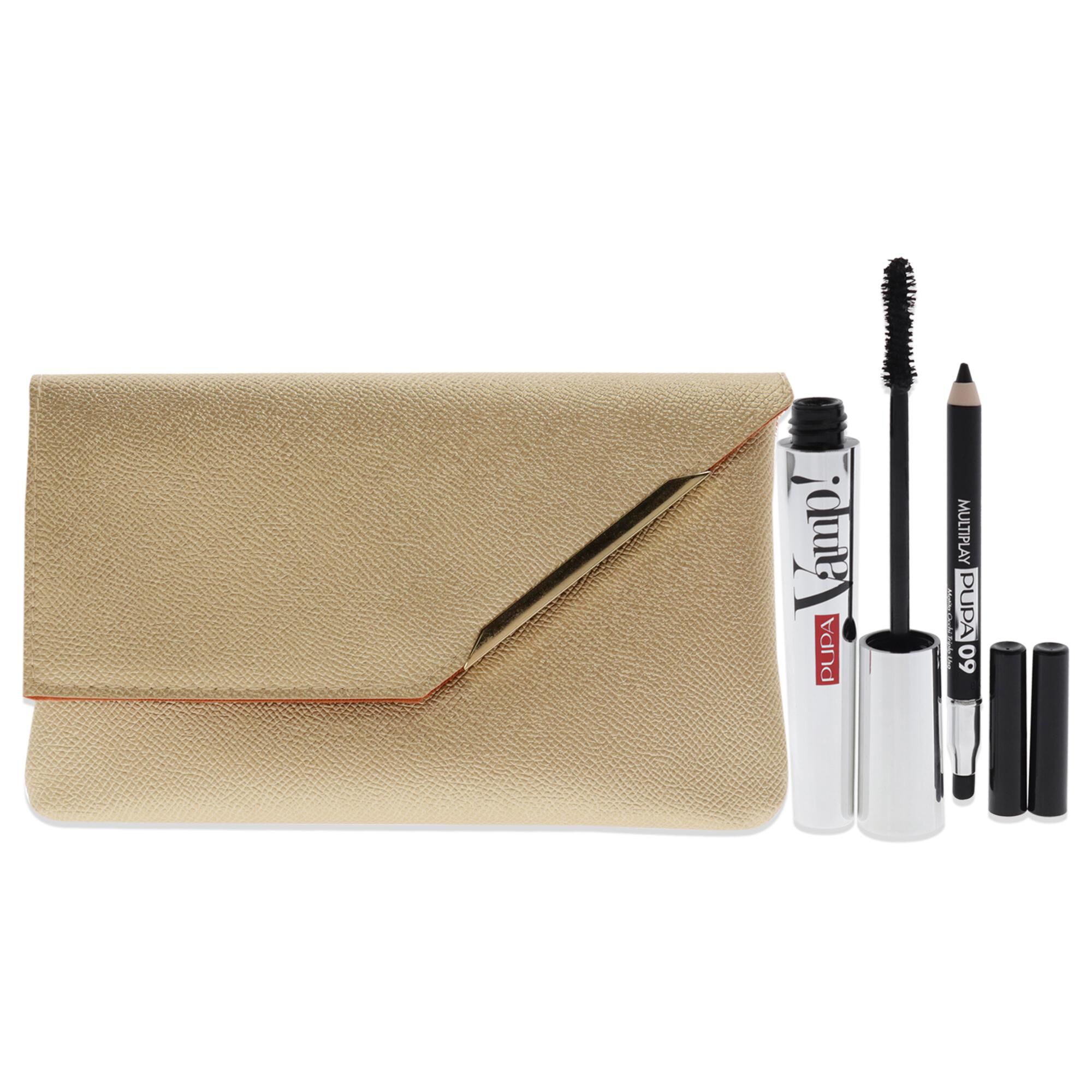 Vamp! and Multiply Set by Pupa Milano for Women - 3 Pc 0.32oz Vamp! Mascara - 100 Black, 0.03oz Multiplay Eye Pencil - 09 Black, Wallet, , alternate image number 4
