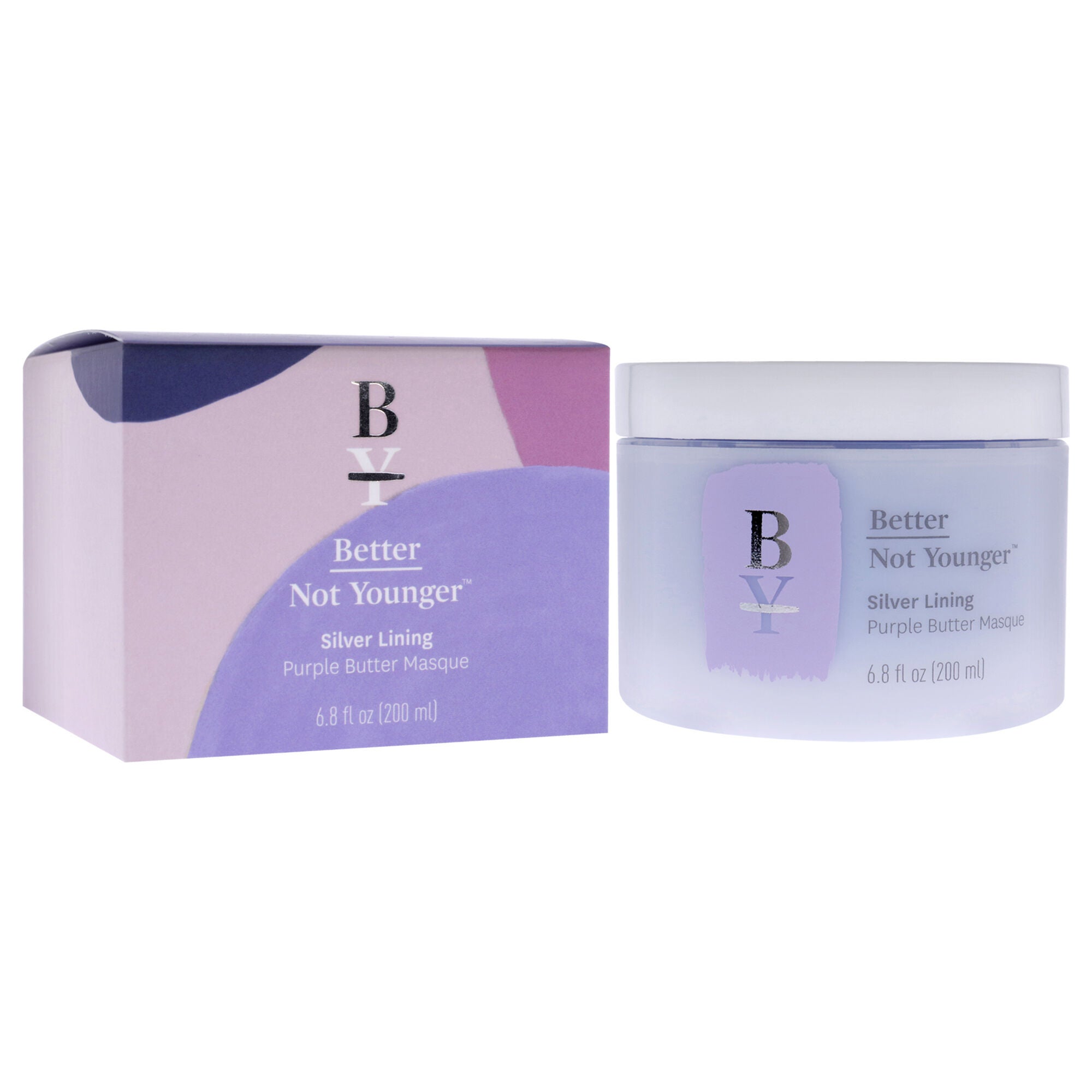 Silver Lining Purple Butter Masque by Better Not Younger for Unisex - 6.8 oz Masque, See Description, alternate image number 1
