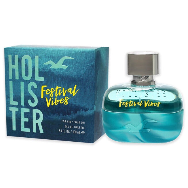 Festival Vibes by Hollister for Men - 3.4 oz EDT Spray, , alternate image number null