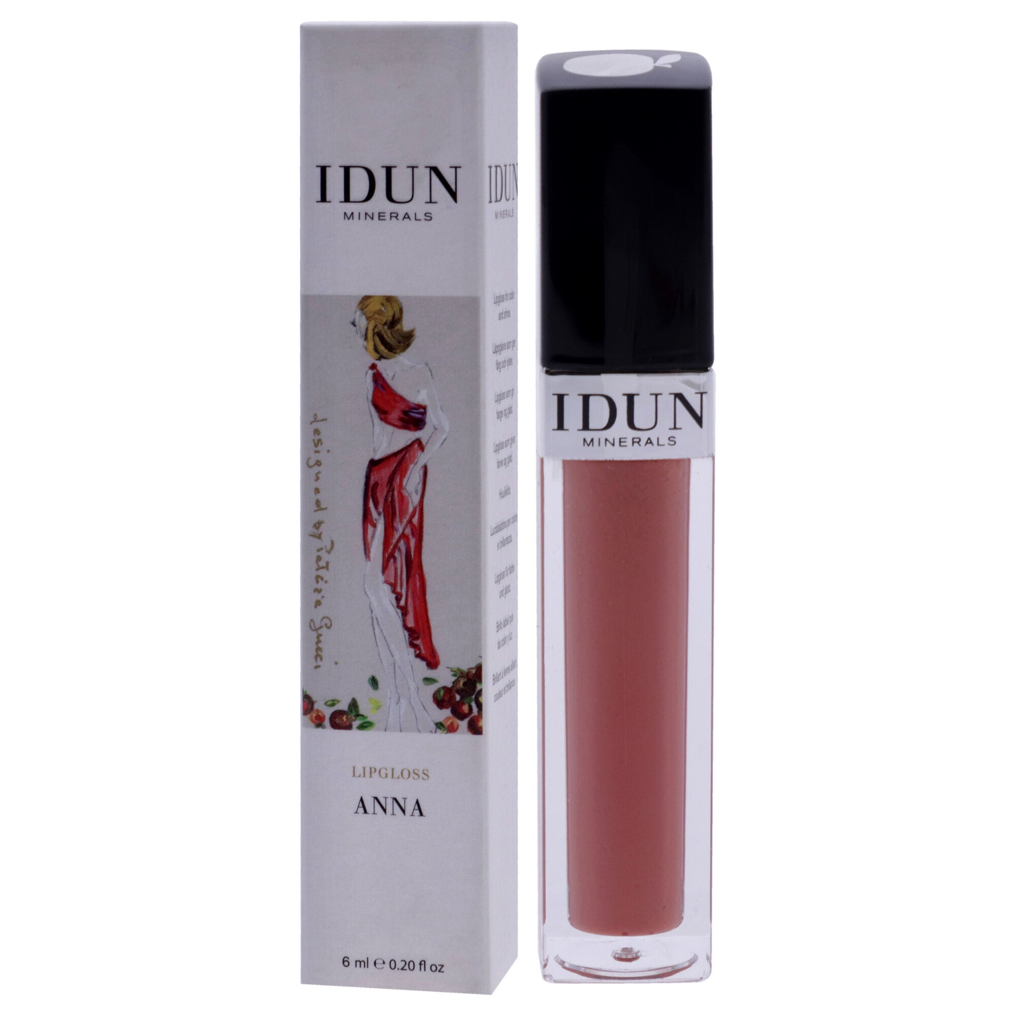 Lipgloss - 013 Anna by Idun Minerals for Women - 0.2 oz Lip Gloss, See Description, alternate image number 3