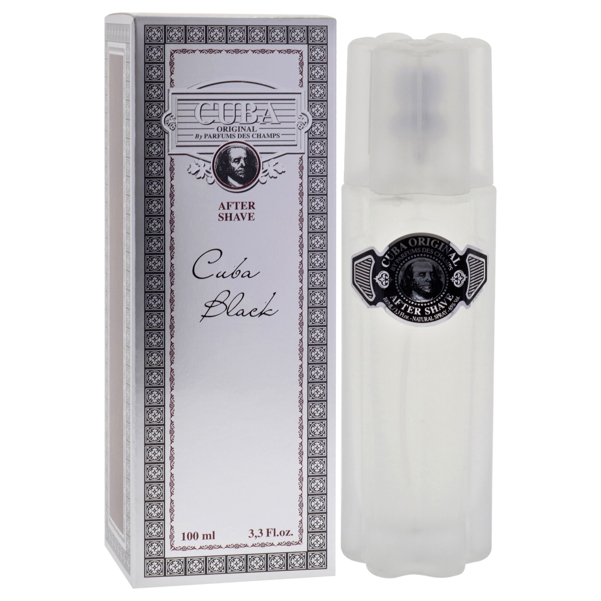 Cuba Black by Cuba for Men - 3.3 oz After Shave, See Description, alternate image number 2