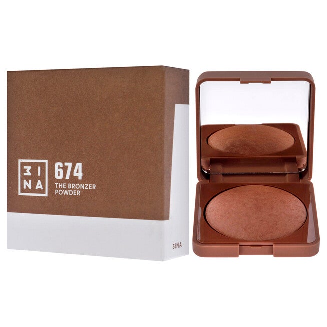 The Bronzer Powder - 674 by 3INA for Women - 0.25 oz Bronzer, NA, alternate image number null