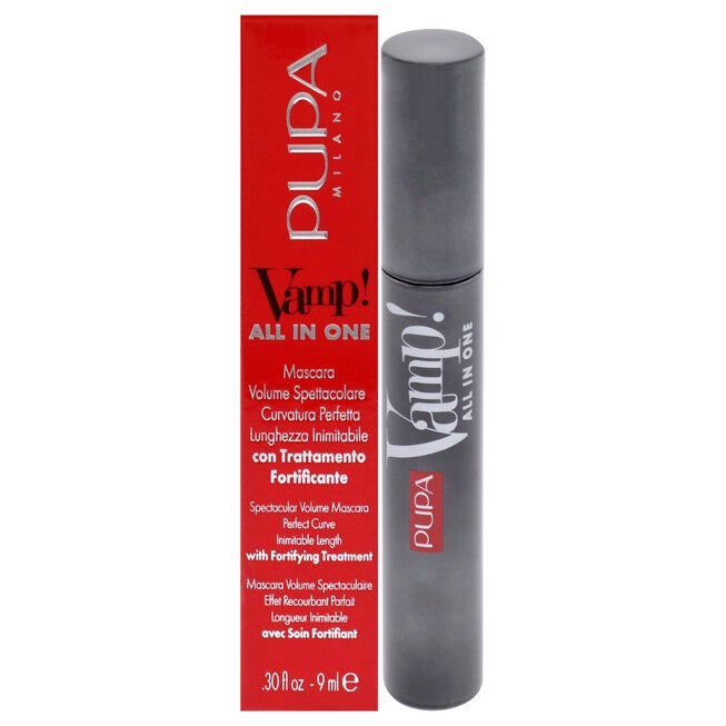 Vamp! All In One Mascara - 101 Extra Black by Pupa Milano for Women - 0.30 oz Mascara, NA, hi-res image number null