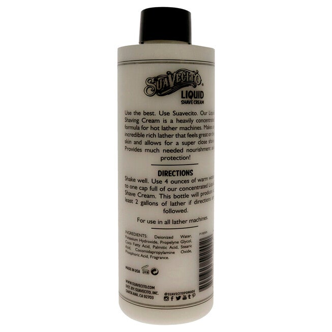 Liquid Shave Cream by Suavecito for Men - 8 oz Shave Cream, NA, alternate image number null