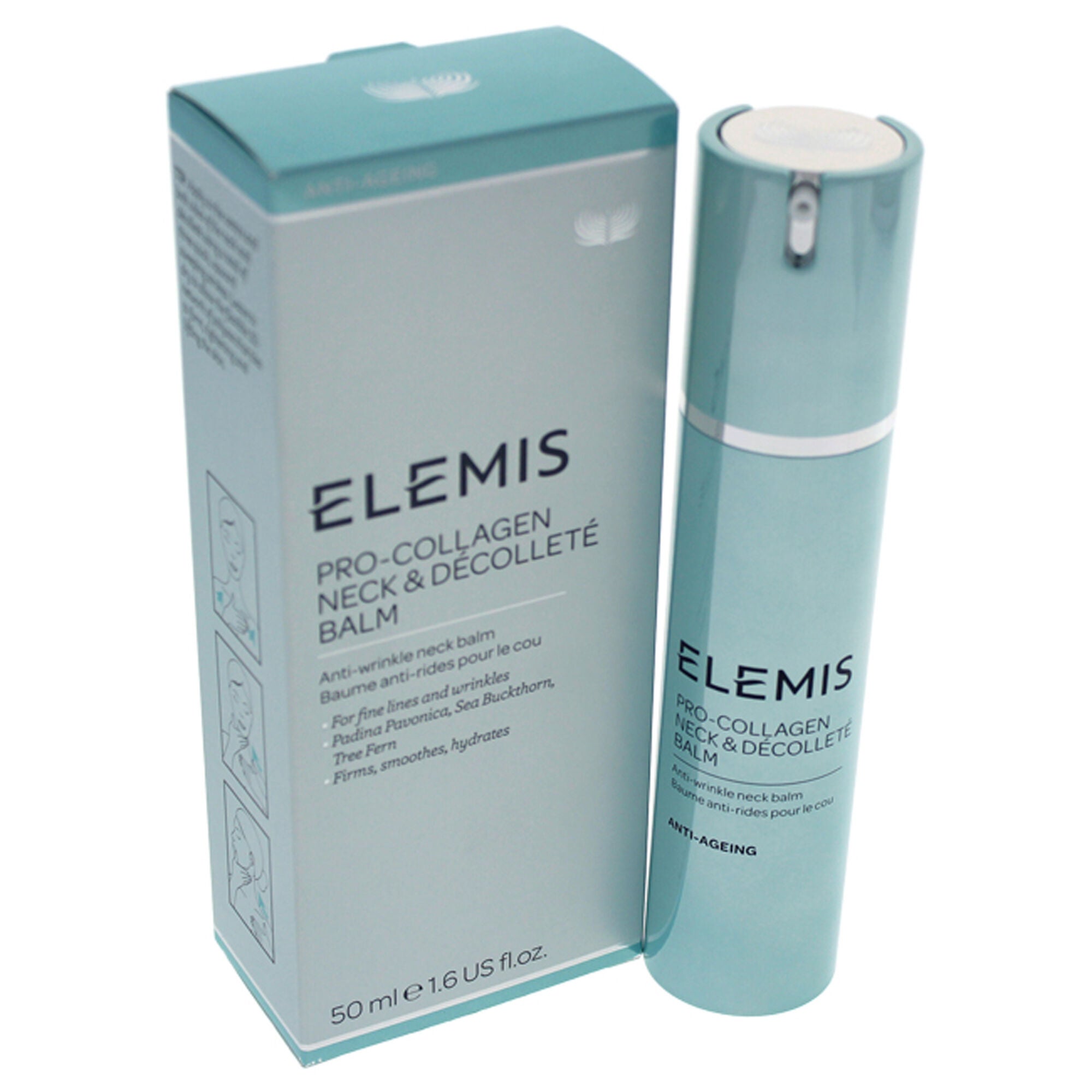 Pro-Collagen Neck and Decollete Balm by Elemis for Women - 1.6 oz Balm, See Description, hi-res image number 0