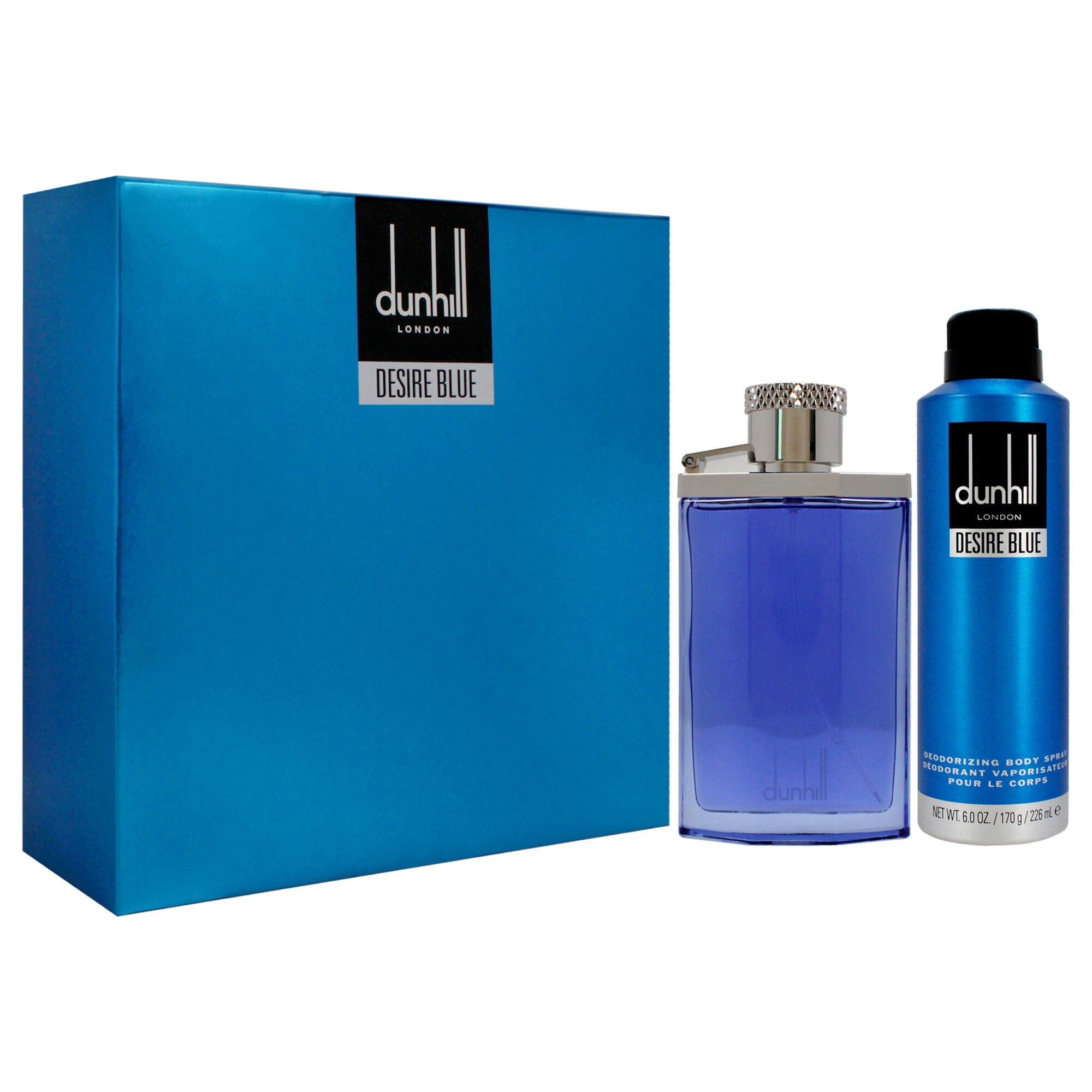 Desire Blue by Alfred Dunhill for Men - 2 Pc Gift Set 3.4oz EDT Spray, 6oz Deodorant Spray, See Description, alternate image number 2