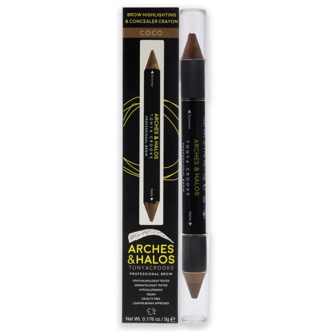 Brow Highlighter and Concealer Crayon - Coco by Arches and Halos for Women - 0.176 oz Highlighter, NA, hi-res image number null