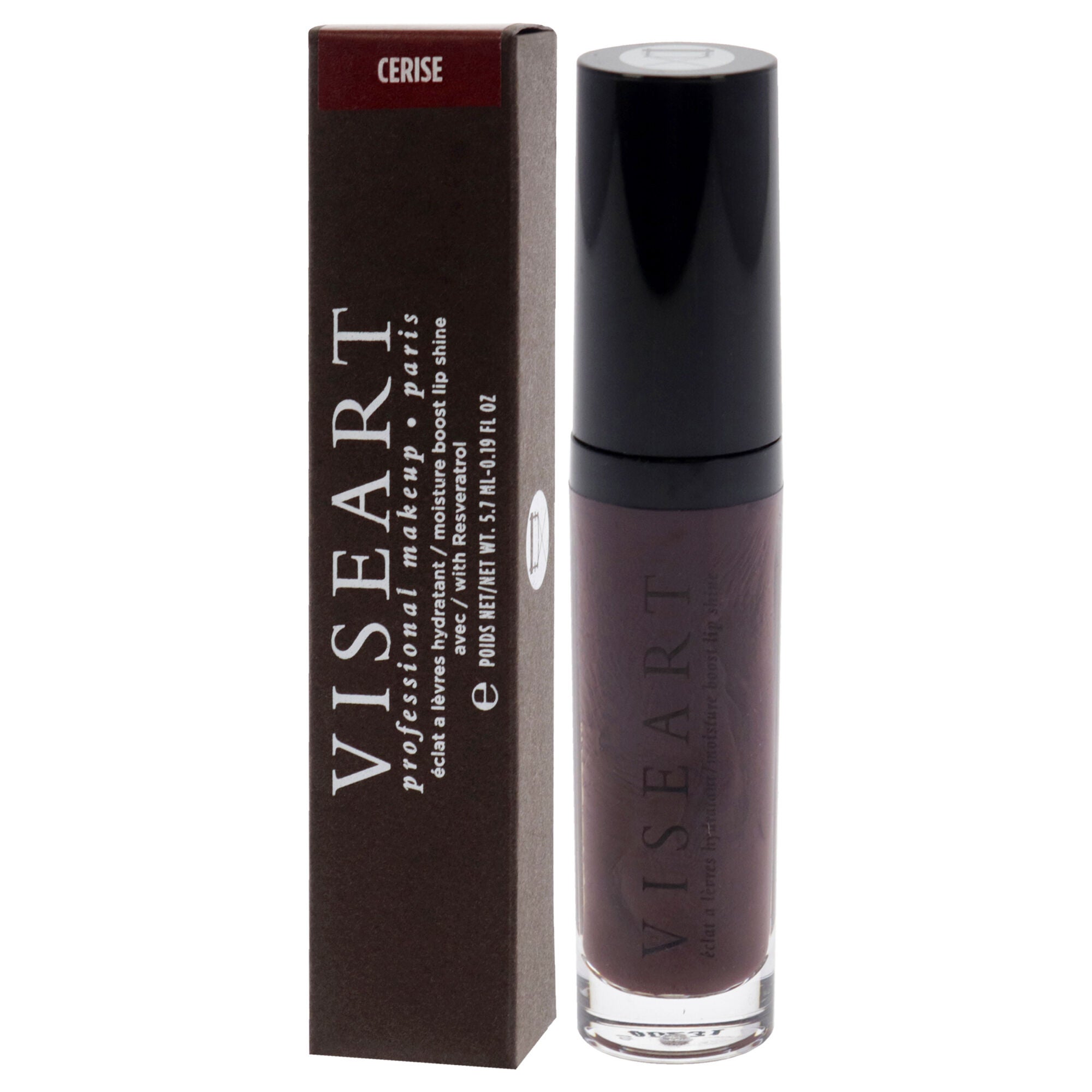 Moisture Boost Lip Shine Oil - Cerise by Viseart Paris for Women - 0.19 oz Lip Oil, Brown, alternate image number 4