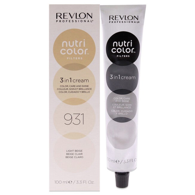 Nutri Color Cream - 931 Light Beige by Revlon for Unisex - 3.3 oz Hair Color, NA, hi-res image number null