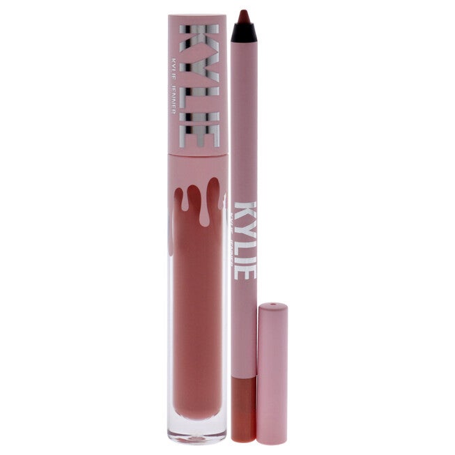 Matte Lip Kit - 801 Queen by Kylie Cosmetics for Women - 2 Pc 0.10oz Matte Liquid Lipstick, 0.039oz Lip Liner, NA, alternate image number null