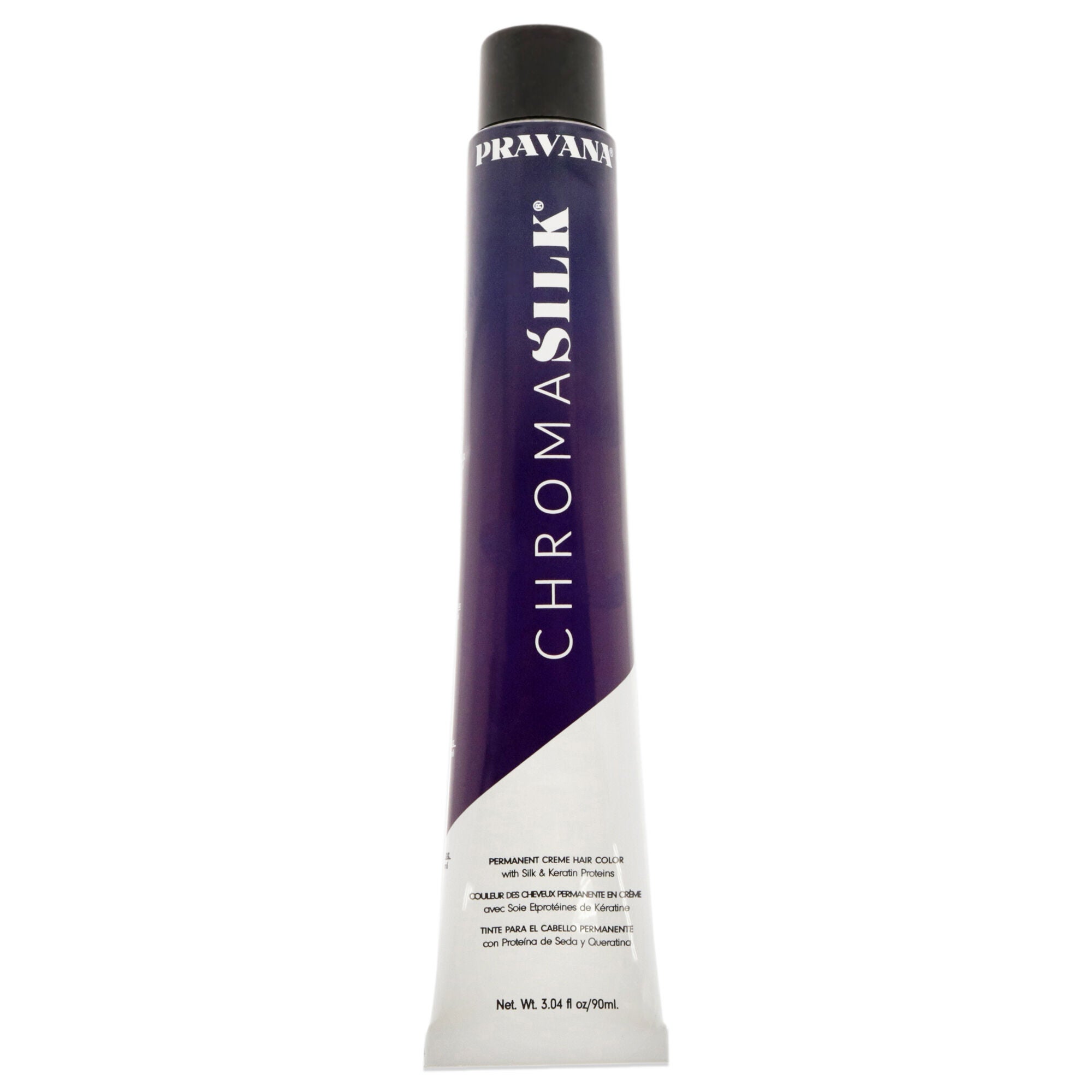 ChromaSilk Creme Hair Color - 10.07 Extra Light Sheer Violet Blonde by Pravana for Unisex - 3 oz Hair Color, See Description, alternate image number 3