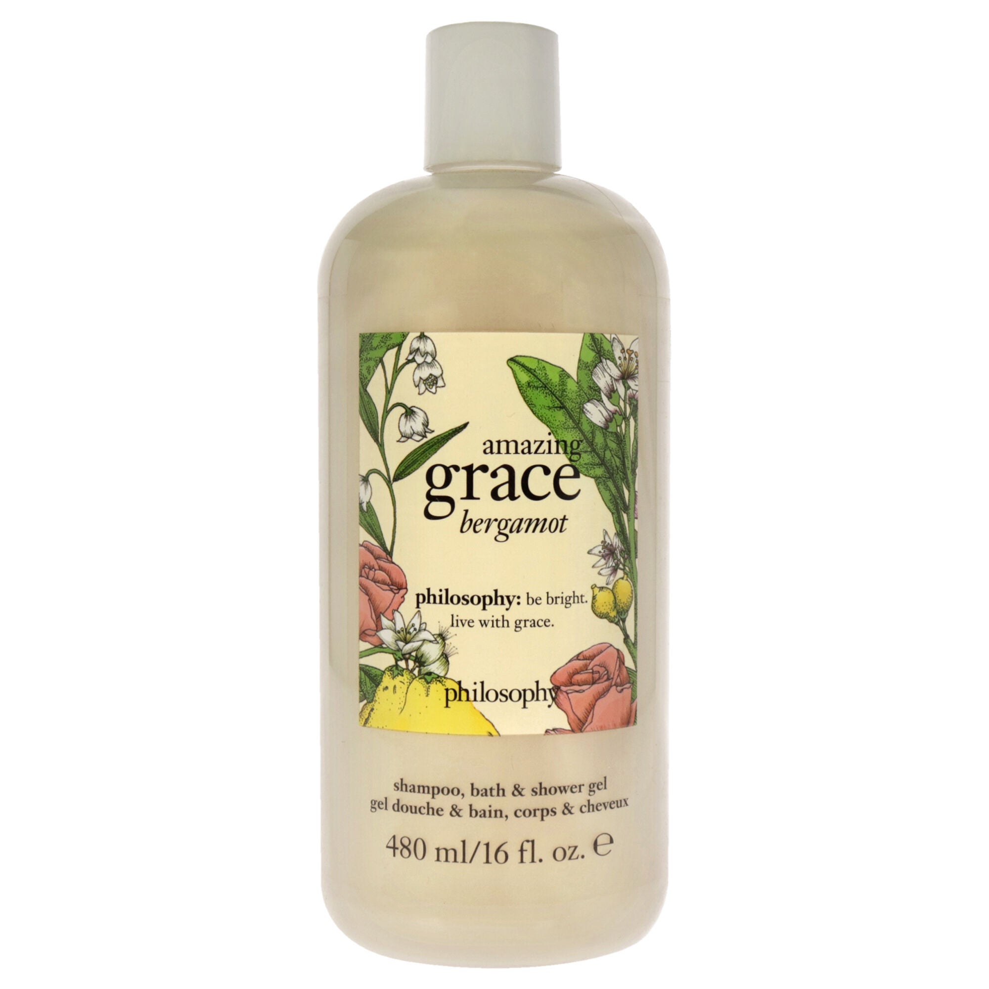 Amazing Grace Bergamot Shampoo Bath and Shower Gel by Philosophy for Unisex - 16 oz Shower Gel, See Description, hi-res image number 0