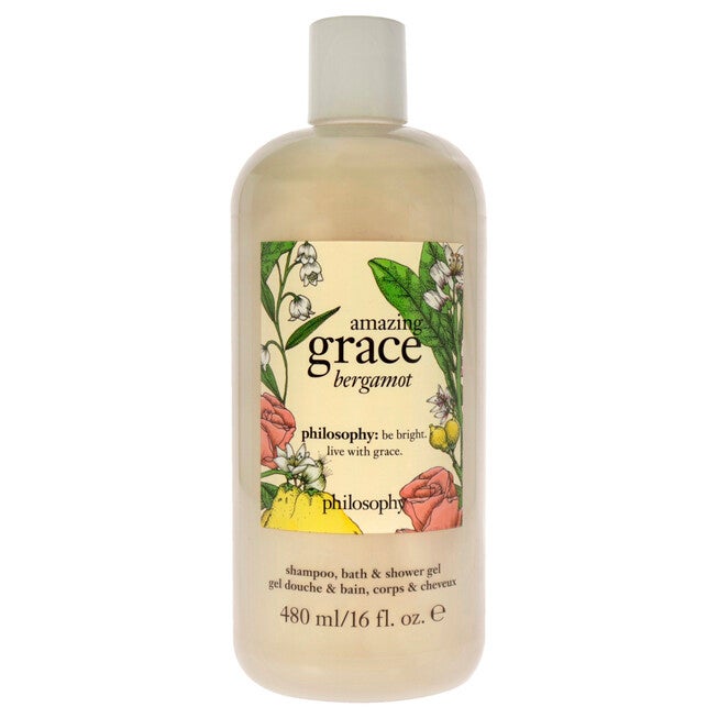 Amazing Grace Bergamot Shampoo Bath and Shower Gel by Philosophy for Unisex - 16 oz Shower Gel, See Description, hi-res image number 0