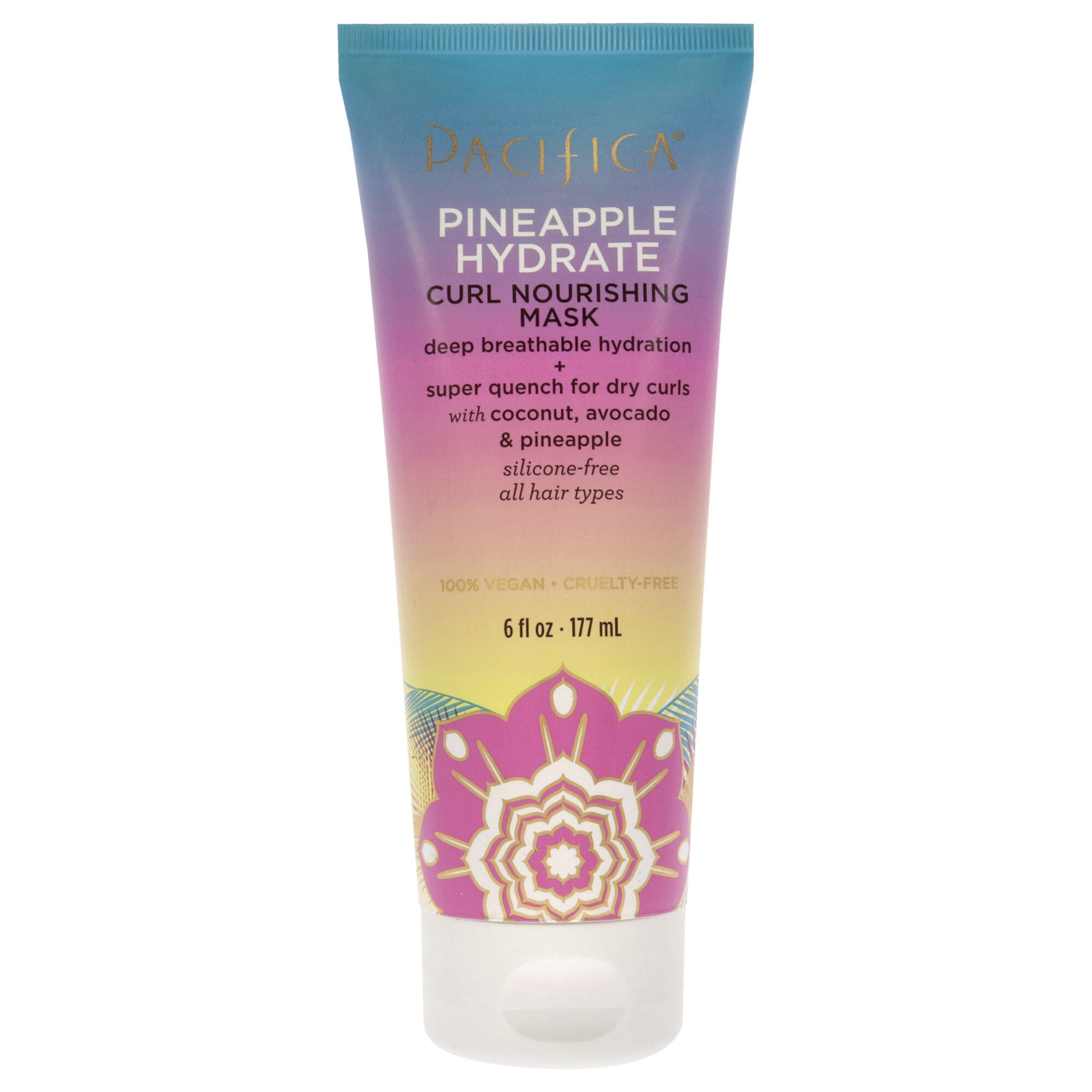 Hydrate Curl Nourishing Mask - Pineapple by Pacifica for Women - 6 oz Masque, , alternate image number 3
