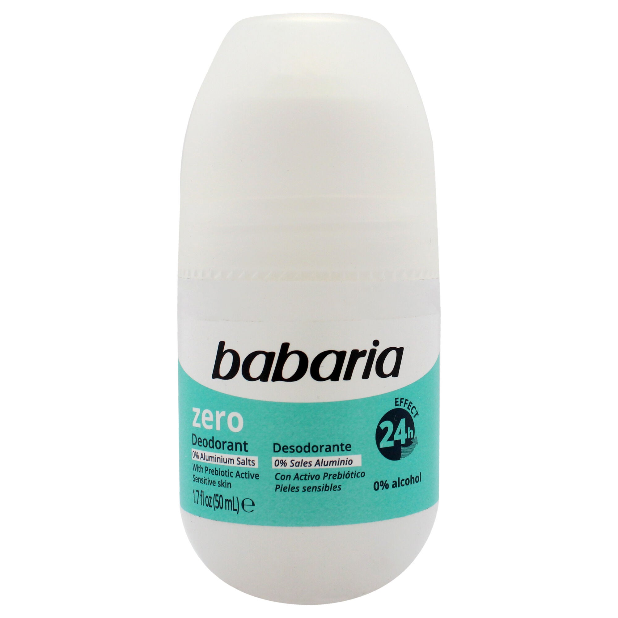 Zero 24H Effect Deodorant and Antiperpirant by Babaria for Women - 1.7 oz Deodorant Roll-On, See Description, hi-res image number 0