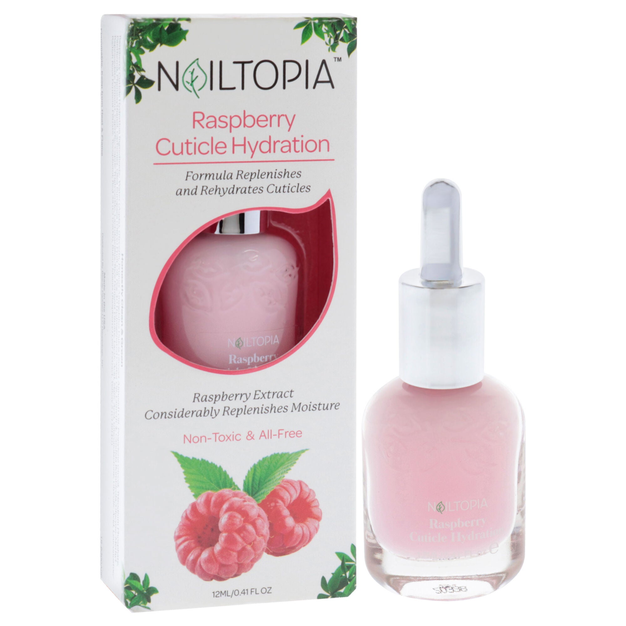 Cuticle Hydration - Raspberry by Nailtopia for Women - 0.41 oz Nail Treatment, , alternate image number 6