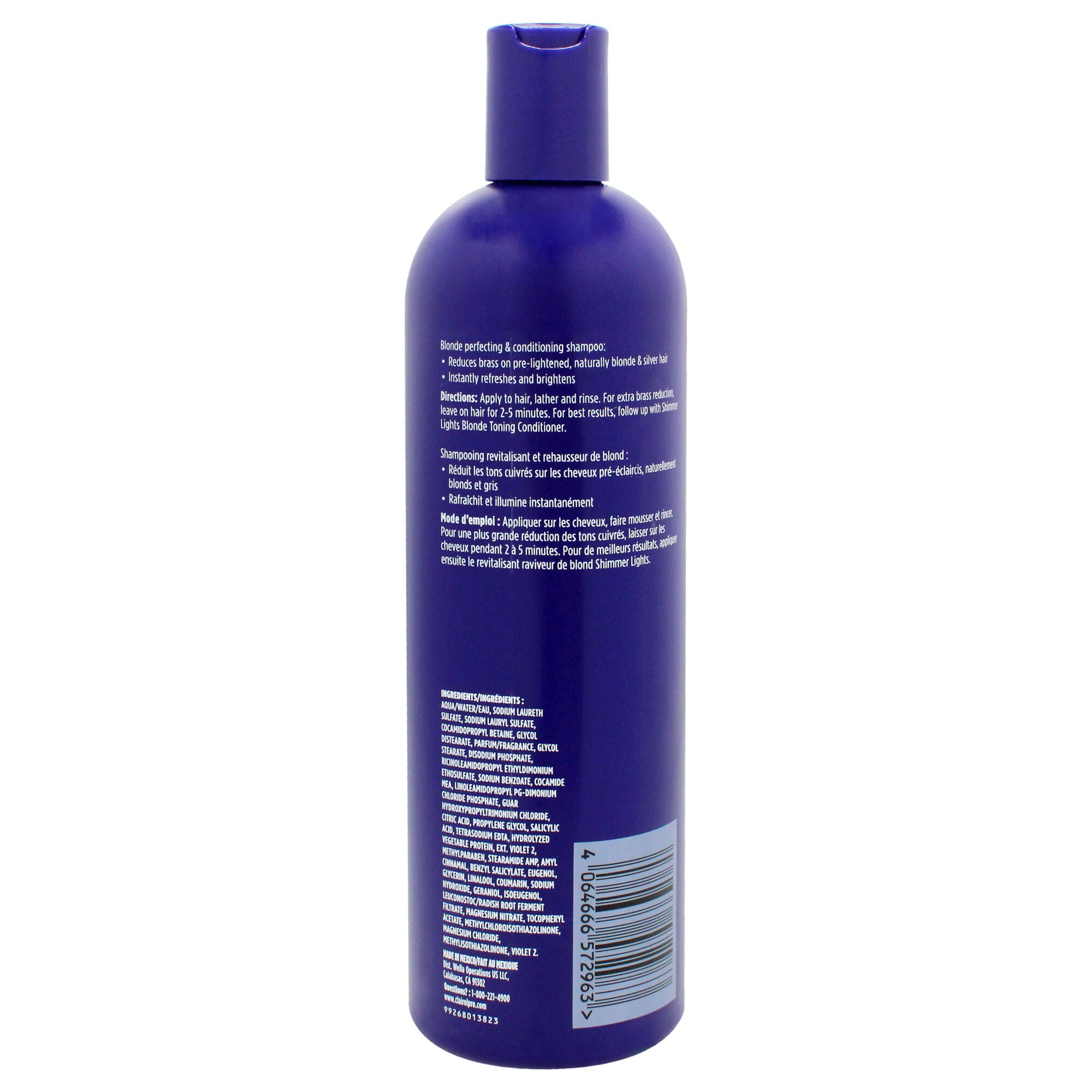 Shimmer Lights Blonde and Silver Shampoo by Clairol for Unisex - 16 oz Shampoo, See Description, alternate image number 2