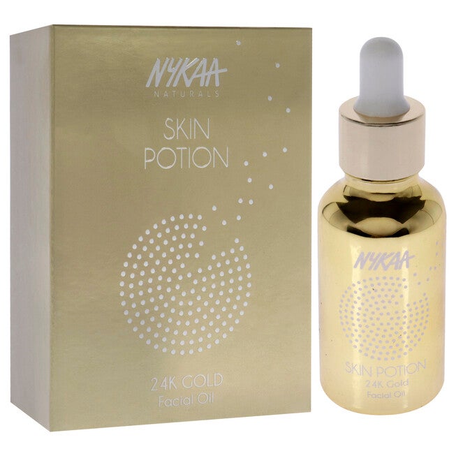 Skin Potion Facial Oil - 24K Gold by Nykaa Naturals for Women - 1 oz Oil, , alternate image number null