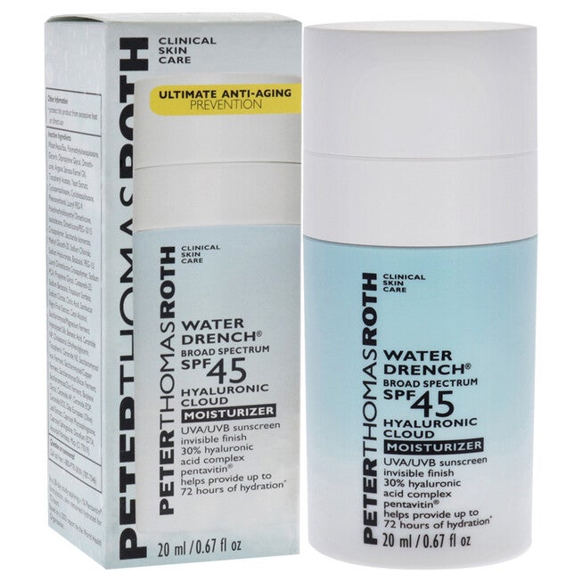 Water Drench Cloud Cream Moisturizer SPF 45 by Peter Thomas Roth for Unisex - 0.67 oz Cream, See Description, alternate image number 2