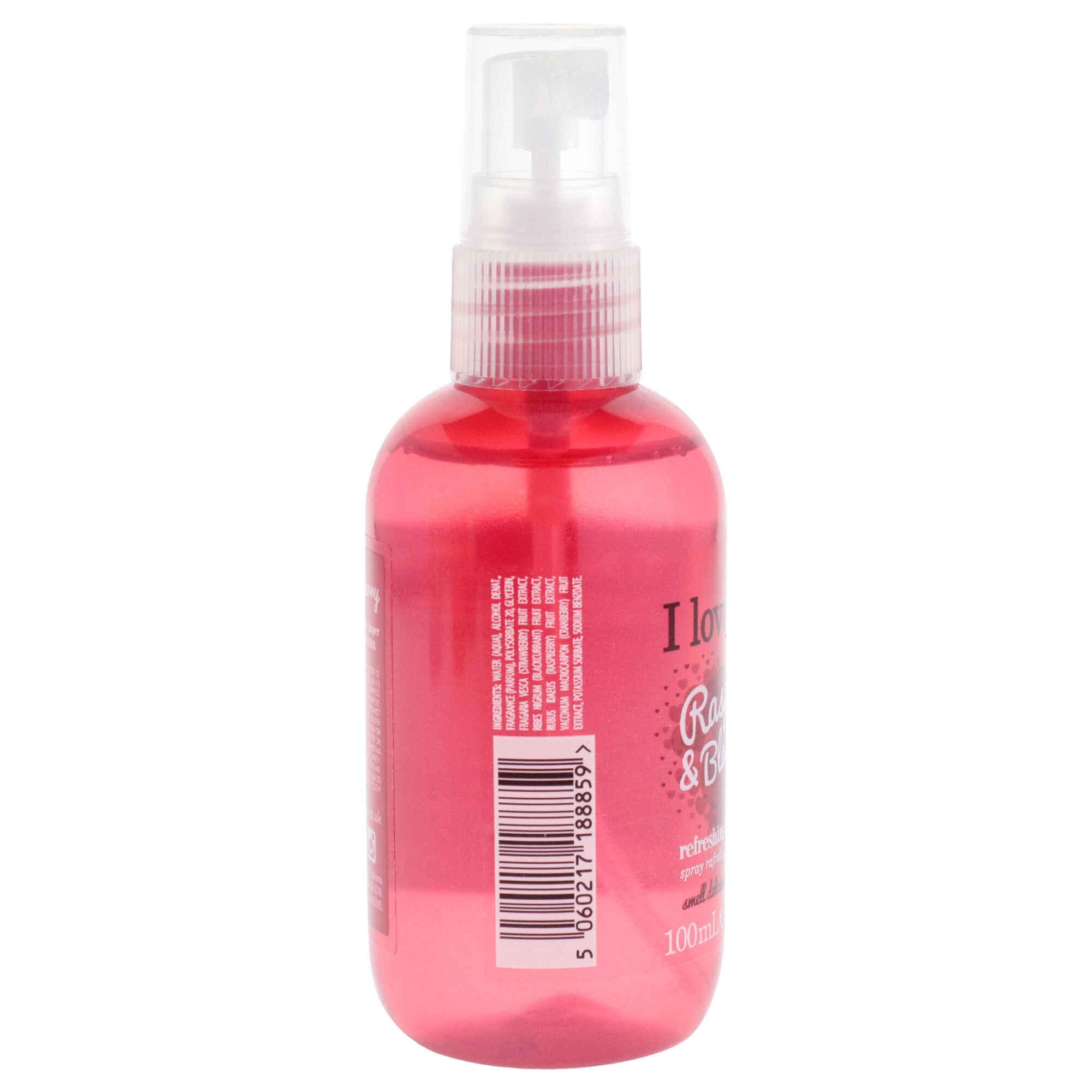 Refreshing Body Spritzer - Raspberry and Blackberry by I Love Cosmetics for Women - 3.4 oz Body Spray, See Description, alternate image number 1