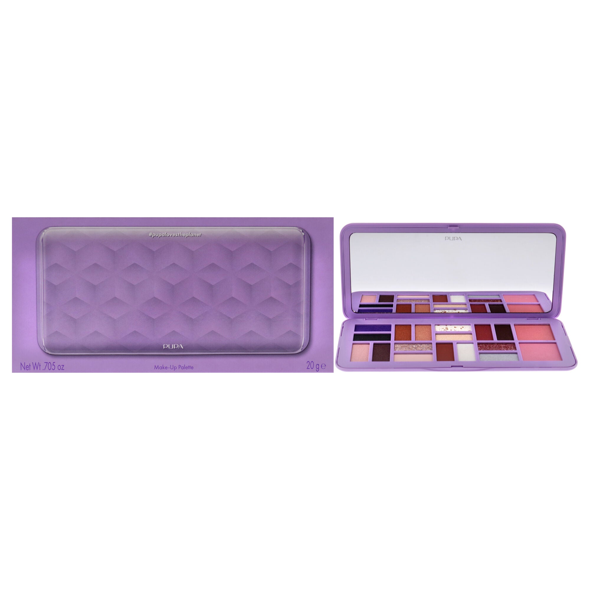 Make-Up Palette - 001 Milky Way by Pupa Milano for Women - 0.705 oz Makeup, See Description, hi-res image number 0