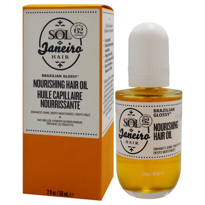 Brazilian Glossy Nourishing Hair Oil by Sol de Janeiro for Unisex - 2 oz Oil, , alternate image number null