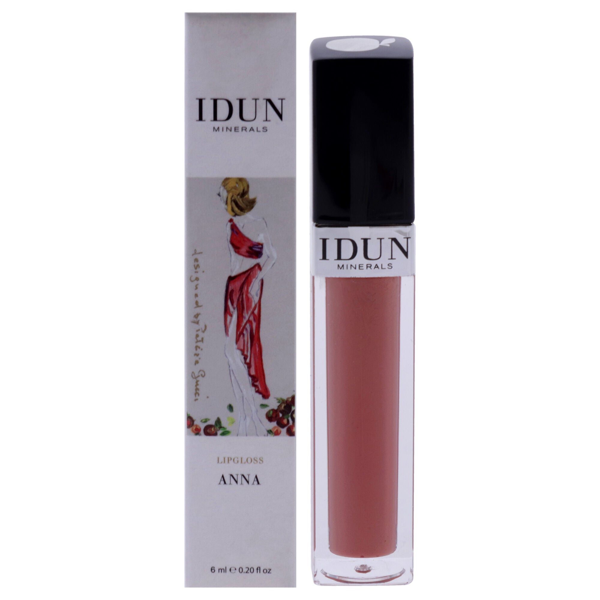 Lipgloss - 013 Anna by Idun Minerals for Women - 0.2 oz Lip Gloss, See Description, hi-res image number 0