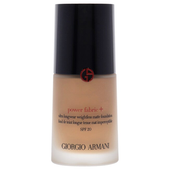 Power Fabric Plus Longwear Weightless Matte Foundation SPF 20 - 6.5 Medium To Tan With Peach by Giorgio Armani for Women - 1 oz Foundation, See Description, alternate image number 4