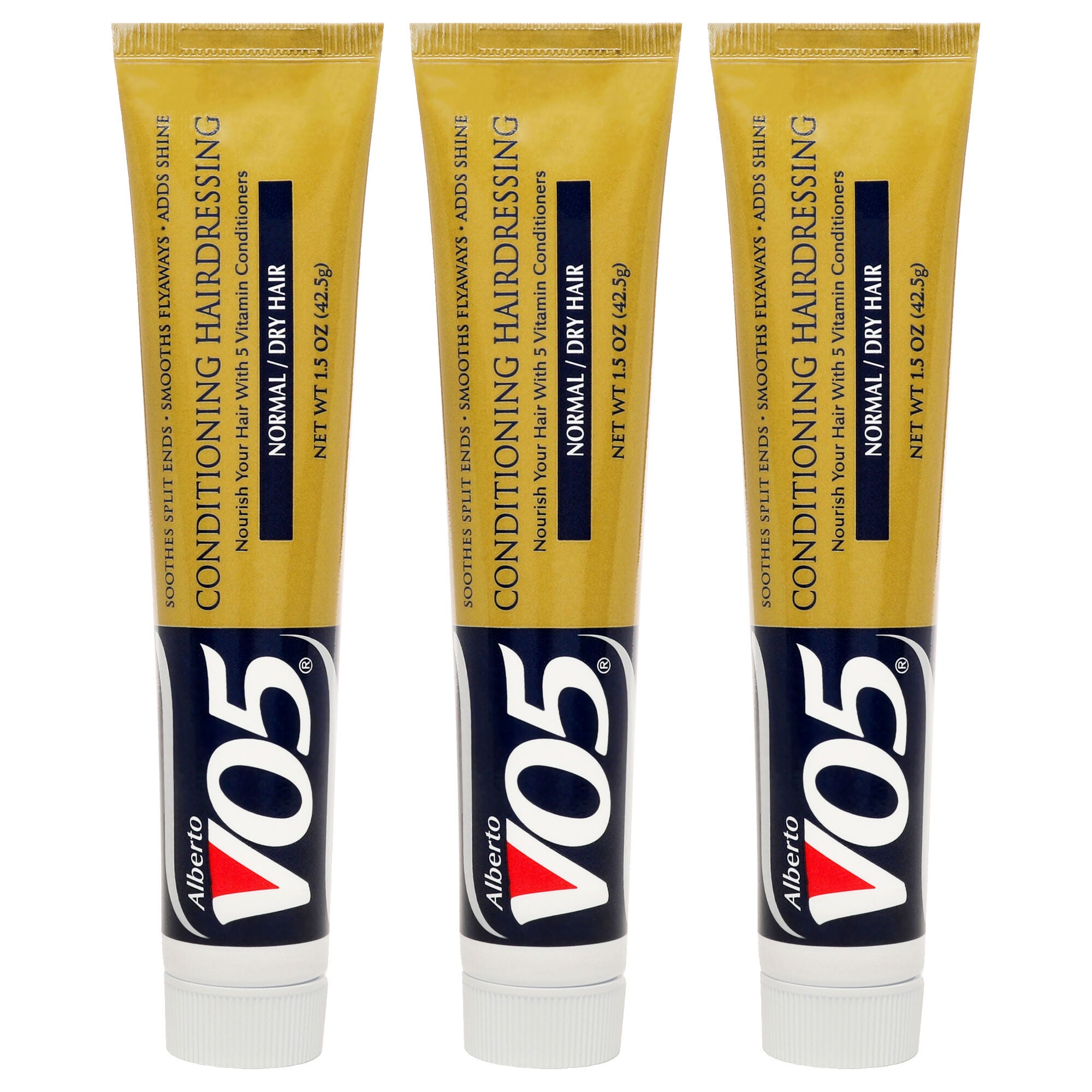 Conditioning Hairdressing - Normal to Dry Hair by Alberto VO5 for Unisex - 1.5 oz Conditioner - Pack of 3, White, alternate image number 1