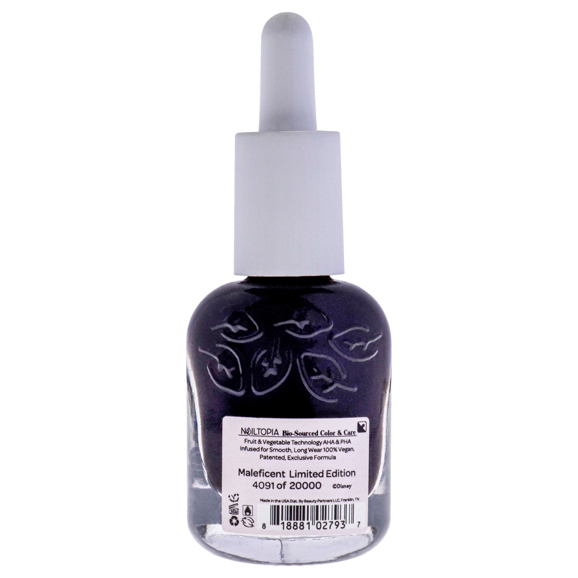 Bio-Sourced Nail Lacquer Disney Collection - Maleficent Limited Edition by Nailtopia for Women - 0.41 oz Nail Polish, See Description, alternate image number 1