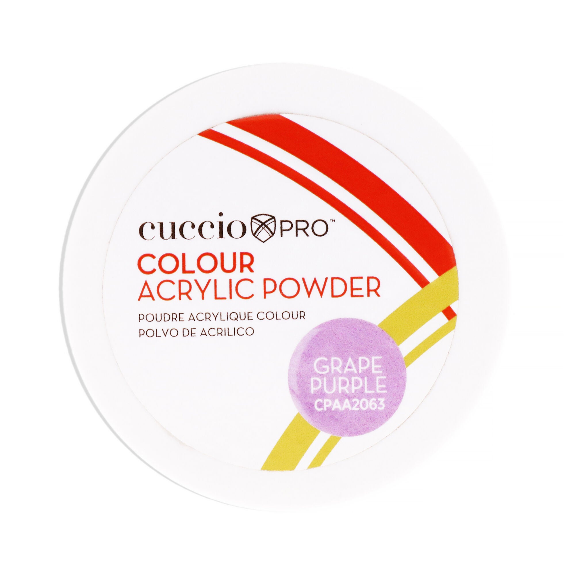 Colour Acrylic Powder - Grape Purple by Cuccio PRO for Women - 1.6 oz Acrylic Powder, See Description, hi-res image number 0