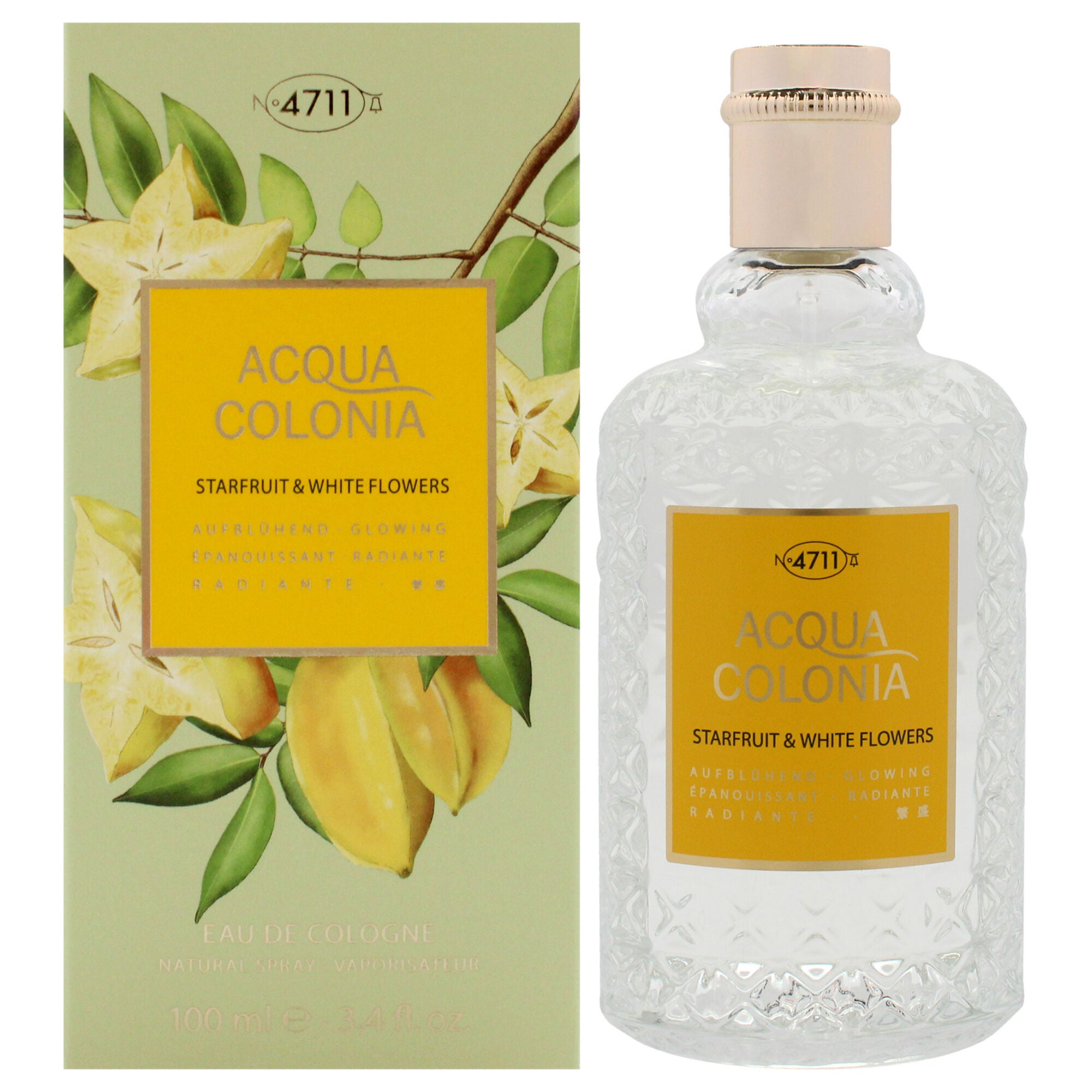 4711 Acqua Colonia - Starfruit and White Flowers by Muelhens for Unisex - 3.4 oz EDC Spray, See Description, hi-res image number 0