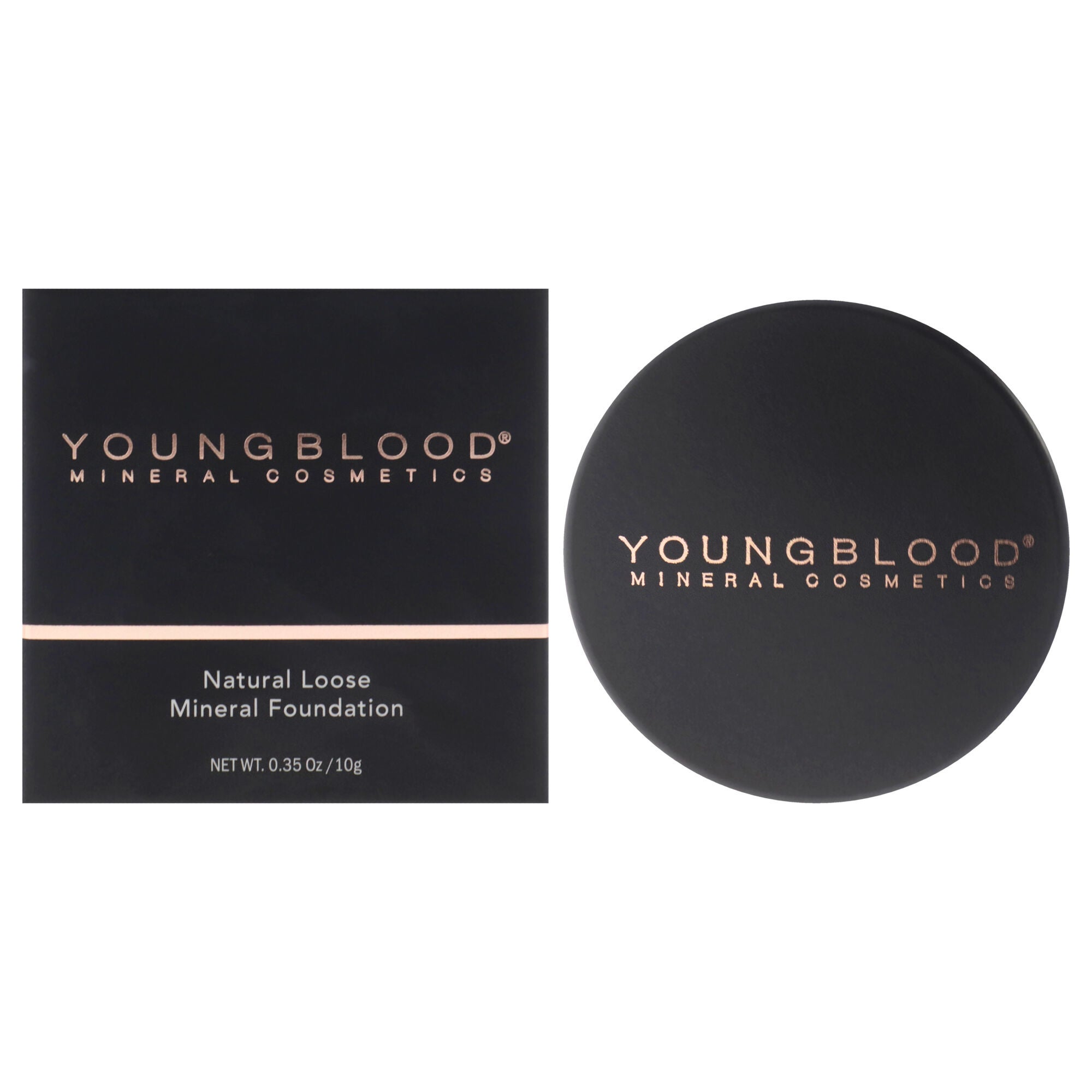Natural Loose Mineral Foundation - Barely Beige by Youngblood for Women - 0.35 oz Foundation, See Description, hi-res image number 0