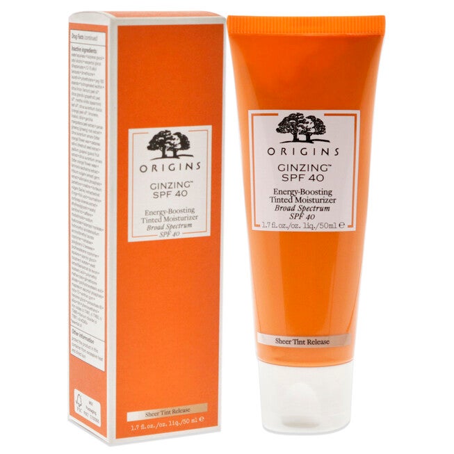 Ginzing Energy-Boosting Tinted Moisturizer SPF 40 by Origins for Unisex - 1.7 oz Sunscreen, , alternate image number null