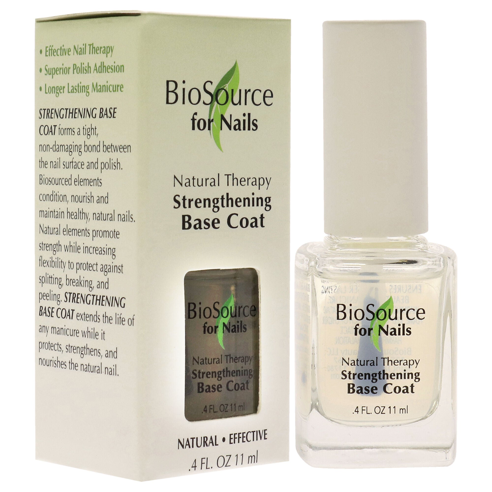 Natural Therapy Strengthening Base Coat by BioSource for Women - 0.4 oz Nail Treatment, , alternate image number 7