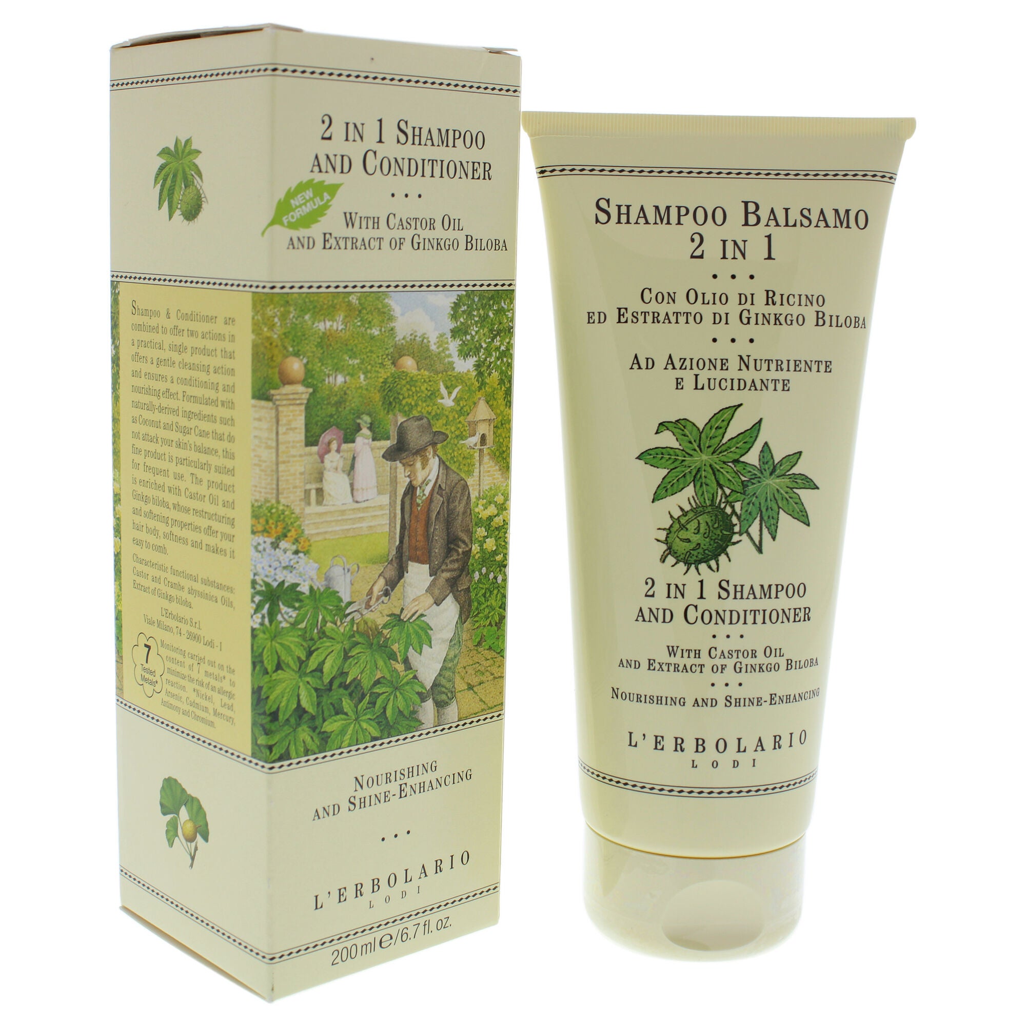 2-In-1 Shampoo and Conditioner by LErbolario for Unisex - 6.7 oz Shampoo, , alternate image number 6