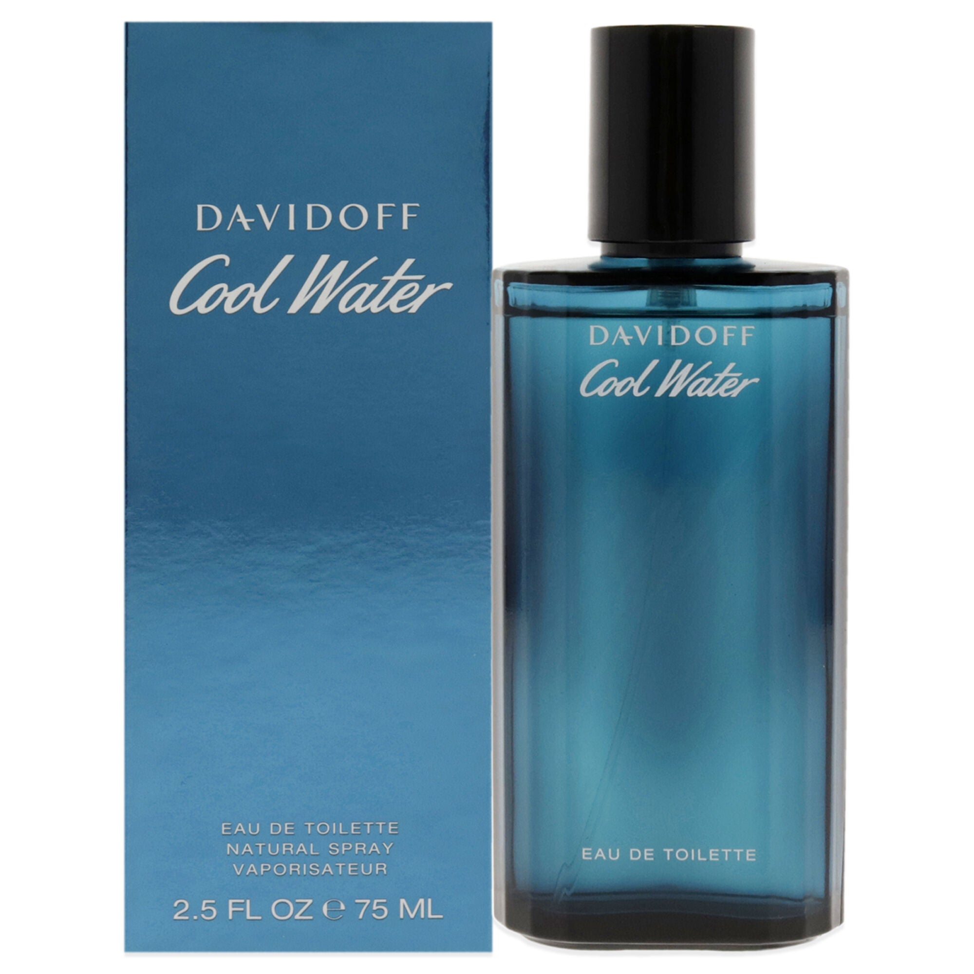 Cool Water by Davidoff for Men - 2.5 oz EDT Spray, See Description, hi-res image number 0