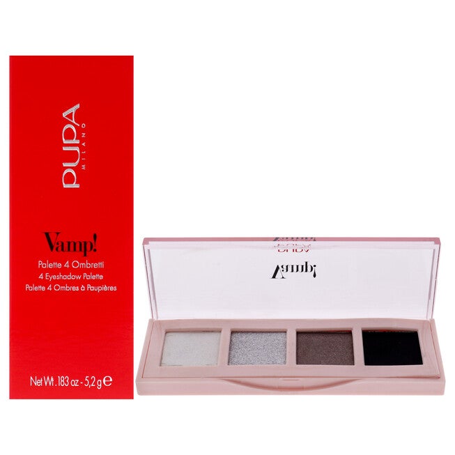Vamp! 4 Eyeshadow Palette - 005 Intense Smoky by Pupa Milano for Women - 0.183 oz Eye Shadow, NA, hi-res image number null