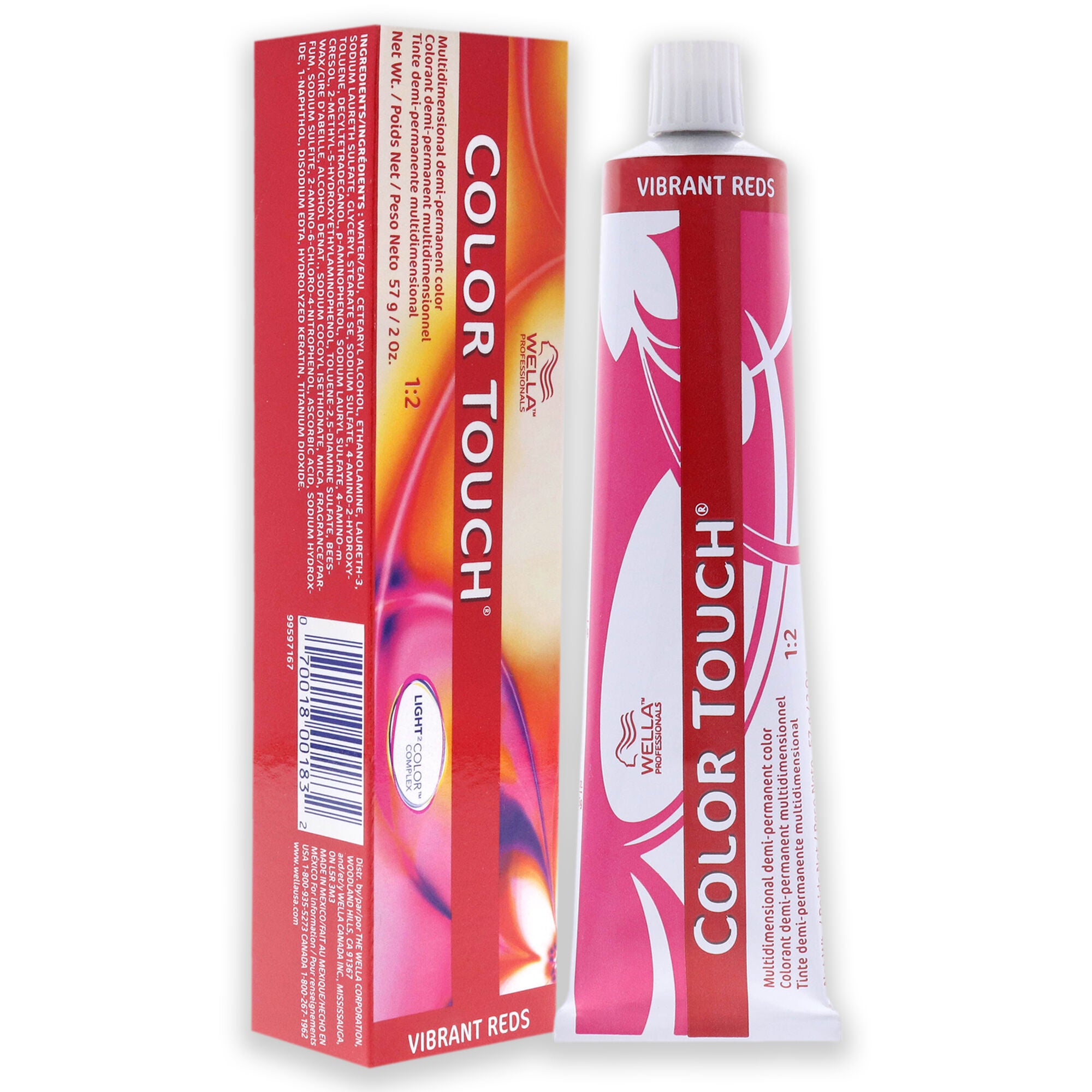 Color Touch Demi-Permanent Color - 6 47 Dark Blonde-Red Brown by Wella for Unisex - 2 oz Hair Color, See Description, alternate image number 1