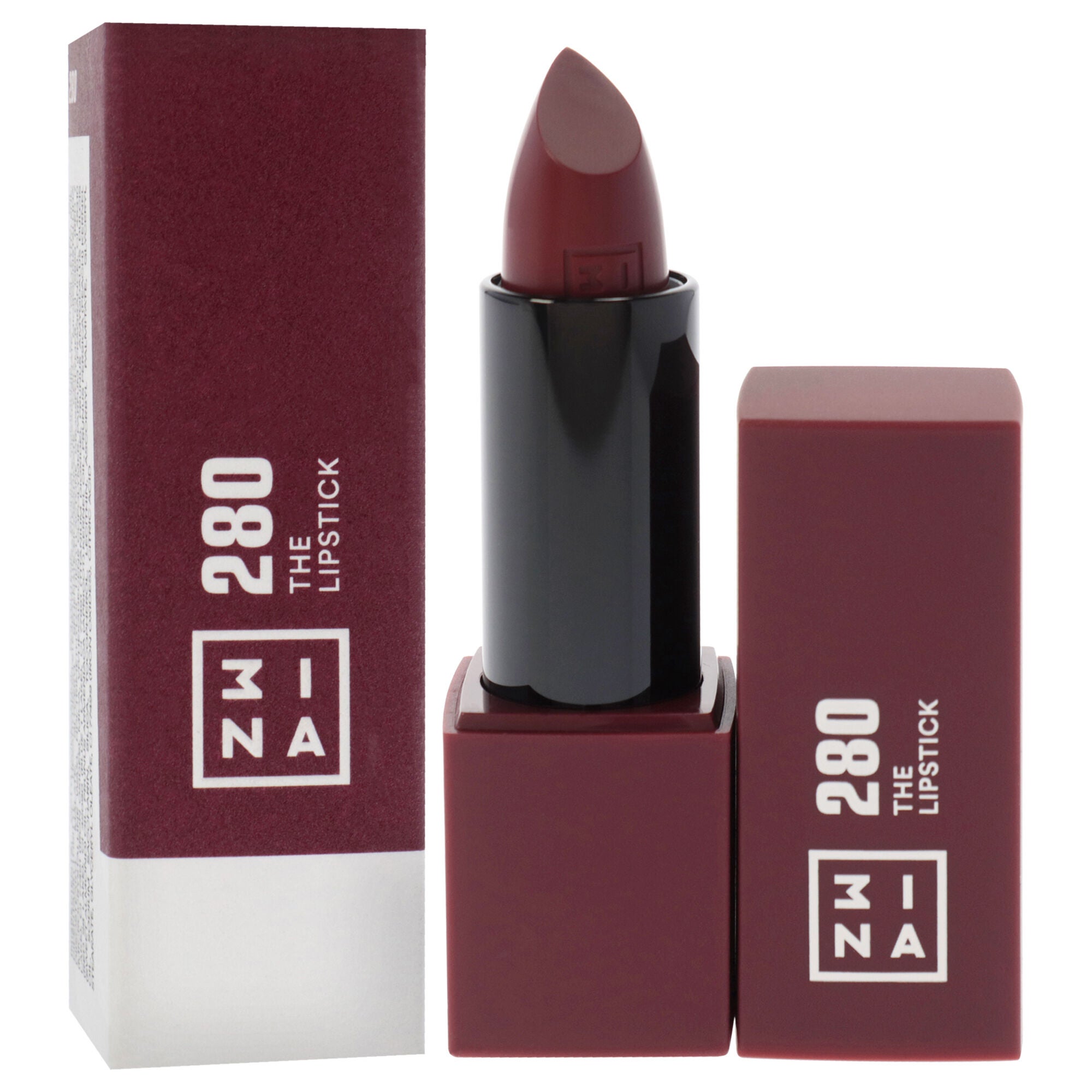 The Lipstick - 280 Shiny Dark Red by 3INA for Women - 0.11 oz Lipstick, See Description, alternate image number 1