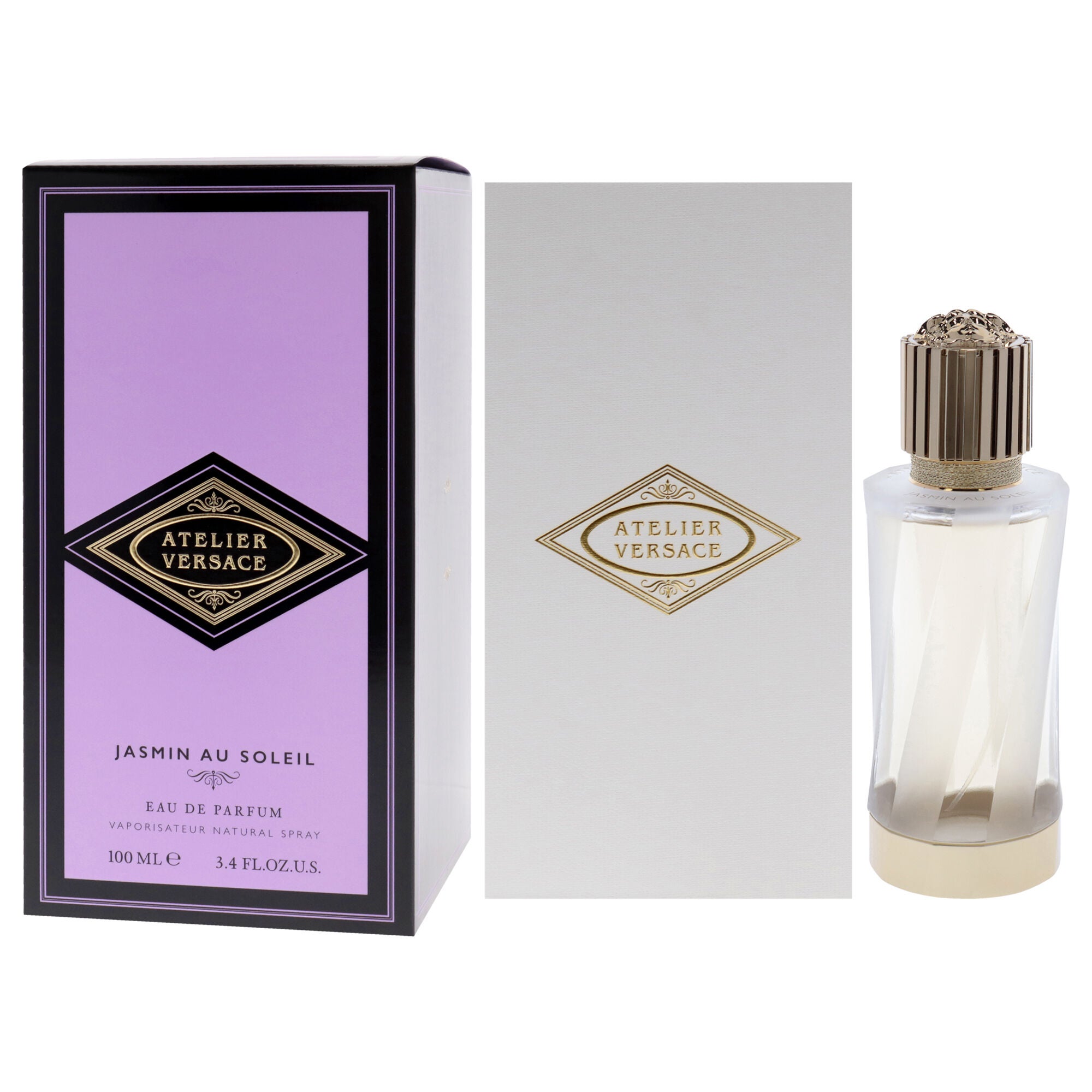 Atelier Jasmin Au Soleil by Versace for Women - 3.4 oz EDP Spray, Clear, alternate image number 3